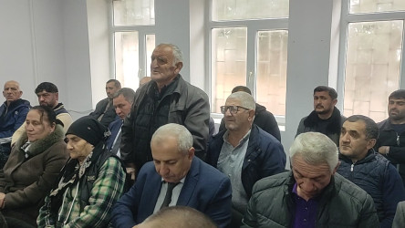 Ağstafada vətəndaşların səyyar qəbulunun növbəti ünvanı Poylu qəsəbəsi olub