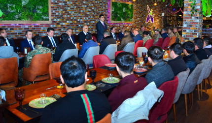 Ağstafada Novruz bayramı ərəfəsində növbəti görüş qazilər və müharibə veteranları ilə keçirilib