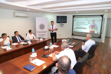 Ağstafada “Aqroturizm sahəsində mövcud imkanlar, çətinliklər və perspektivlər” mövzusunda tədbir təşkil olunub