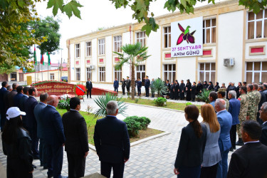 27 Sentyabr – Anım Günündə Ağstafada Şəhidlər Memorial Abidə Kompleksi ziyarət olunub