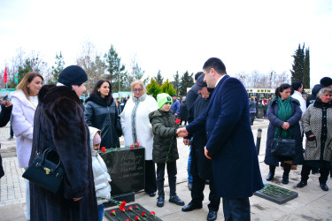 20 Yanvar faciəsinin 35-ci ildönümü günündə Ağstafada şəhidlərimizin xatirəsi qürur və ehtiramla yad edilib