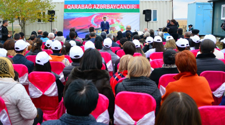 Ağstafada 8 Noyabr – Zəfər Gününün beşinci ildönümünə həsr olunmuş Zəfər yürüşü keçirilib