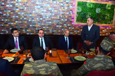 Ağstafada Novruz bayramı ərəfəsində növbəti görüş qazilər və müharibə veteranları ilə keçirilib