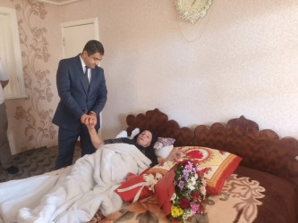 Birinci Qarabağ müharibəsi şəhidimizin anası ziyarət olunub