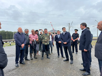 Təbii hadisə ilə bağlı Ağstafa RİH başçısı yanında Fövəqladə Hallar Komissiyasının səyyar iclası keçirilmişdir