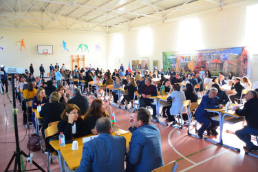 Ağstafalı müəllimlərin iştirakı ilə “Konstitusiya və  Suverenlik İli”nə həsr olunmuş “Suverenlik zirvəsi” adlı intellektual bilik yarışı keçirilib