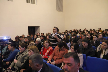 Ölkəmizdə ənənəvi “Gender əsaslı zorakılığa qarşı 16 günlük fəallıq” kampaniyası çərçivəsində Ağstafada “Hər Fərd, Bərabər Hüquq” mövzusunda maarifləndirici tədbir keçirilib