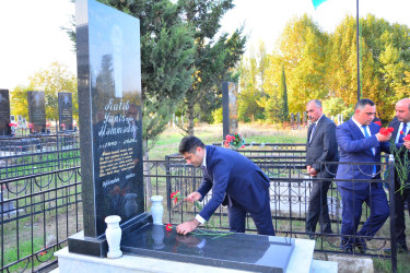 Ölkəmizin azadlığı və suverenliyi uğrunda canından keçən Vətən övladlarının əziz xatirəsi Ağstafada da dərin ehtiramla yad olunur