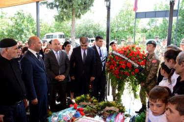 Ağstafanın Qırılı kəndindən olan Vətən müharibəsi şəhidimiz Emin Əvəz oğlu Əmrahovun doğum günündə əziz xatirəsi ehtiramla anılıb.