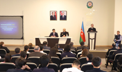 Ağstafada  “Dini radikalizm, erkən nikah, narkomaniya, məişət zorakılığı və kibercinayətkarlığa qarşı mübarizə” mövzusunda növbəti maarifləndirici tədbir keçirilib