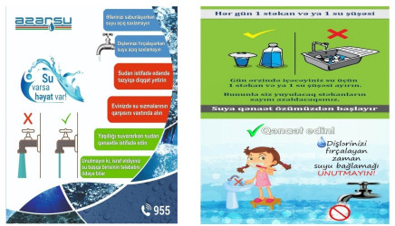 Ağstafada “Sudan səmərəli və qənaətli istifadə olunmasında istehlakçıların iştirakının təşviqi” ilə bağlı maarifləndirici aksiya keçirilib