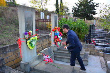Ağstafada Vətən uğrunda canından keçən qəhrəman şəhidlərimizin məzarlarının ziyarətləri davam etdirilir