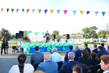 Ağstafada icra olunan “Yaşıl kəndim” layihəsi çərçivəsində ilk konsert pqroqramı ucqar Sadıqlı kəndində baş tutdu