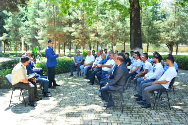 Ağstafada bir qrup  Vətən müharibəsi iştirakçıları və Qazilərlə səmimi görüş keçirilib