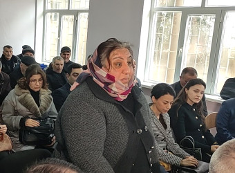 Seymur Orucov Qaçaq Kərəm kənd yaşayış məntəqəsində növbəti dəfə vətəndaşları dinləyib