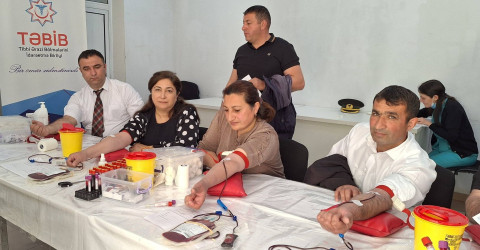 Heydər Əliyev Fondunun “Talassemiyasız həyat naminə” proqramı çərçivəsində Ağstafada növbəti könüllü qanvermə aksiyası keçirilib