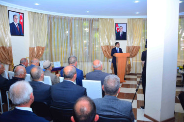 Ağstafalı qocaman şair Nəriman Mehdixanlının 90 illik yubileyi qeyd olunub