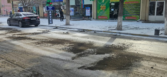 Ağstafaya yağan güclü qarla bağlı bütün zəruri təxirəsalınmaz tədbirlər icra olunur