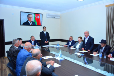 Ağstafa Rayon Ağsaqqallar Şurasının fəaliyyətinə dair hesabat konfransı keçirilib