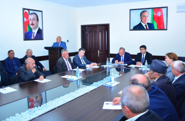 Ağstafa Rayon Ağsaqqallar Şurasının fəaliyyətinə dair hesabat konfransı keçirilib