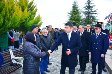 20 Yanvar faciəsinin 35-ci ildönümü günündə Ağstafada şəhidlərimizin xatirəsi qürur və ehtiramla yad edilib