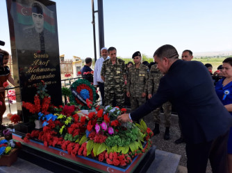 Vətən müharibəsinin könüllü döyüşçüsü, şəhid Asəf Mehman oğlu Məmmədovun doğum günündə xatirəsi ehtiramla yad edilib