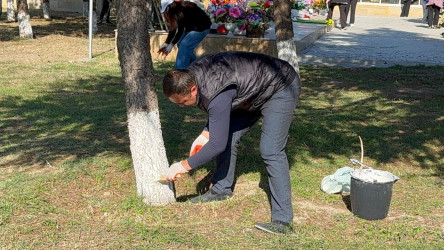 27 sentyabr- Anım Günü ilə əlaqədar Ağstafada şəhidlərimizin məzarları və xatirə abidələri ətrafında müvafiq abadlıq işləri həyata keçirilir