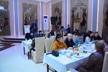 Ulu Öndər Heydər Əliyevin anım günü ilə əlaqədar Ağstafada ehsan süfrəsi təşkil olunub