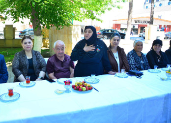 Ağstafada şəhidlərimizin ailə üzvləri ilə növbəti görüş təşkil olunub