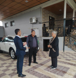 Ağstafada şəhidlərimizin məzarları ziyarət olunub, ailə üzvlərinə baş çəkilib