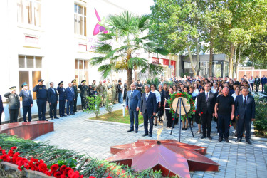 27 Sentyabr – Anım Günündə Ağstafada Şəhidlər Memorial Abidə Kompleksi ziyarət olunub