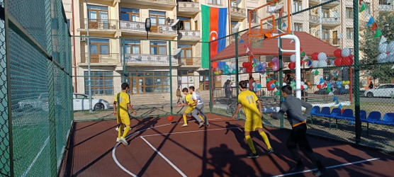 Ağstafada “Sağlam məhəllə” idman zonası istifadəyə verilib