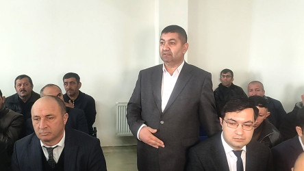 Seymur Orucov Ağstafanın Qıraq Kəsəmən kəndində növbəti dəfə vətəndaşları dinləyib