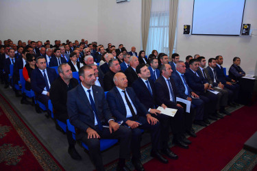 Ağstafada Dövlət Proqramının icrası ilə bağlı müşavirə keçirilib