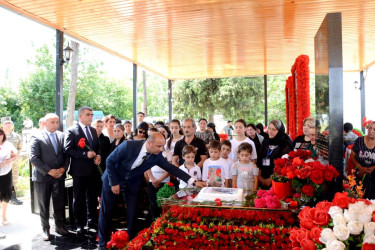 Ağstafanın Qırılı kəndindən olan Vətən müharibəsi şəhidimiz Emin Əvəz oğlu Əmrahovun doğum günündə əziz xatirəsi ehtiramla anılıb.