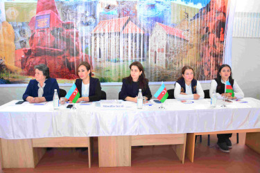 Ağstafalı müəllimlərin iştirakı ilə “Konstitusiya və  Suverenlik İli”nə həsr olunmuş “Suverenlik zirvəsi” adlı intellektual bilik yarışı keçirilib