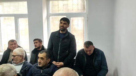 Ağstafada vətəndaşların səyyar qəbulunun növbəti ünvanı Poylu qəsəbəsi olub