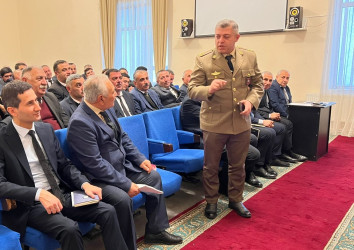 Ağstafa rayonunda 2025-ci ildə mülki müdafiə sahəsində görülmüş işlərin yekunları və 2026-cı ildə qarşıda duran vəzifələrə dair müşavirə keçirilib