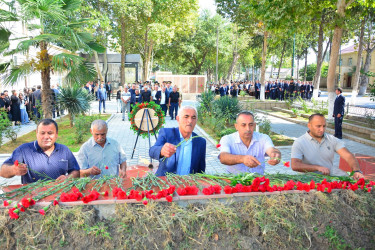 27 Sentyabr – Anım Günündə Ağstafada Şəhidlər Memorial Abidə Kompleksi ziyarət olunub