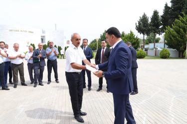 Ağstafalı meliorasiya işçiləri Su Təsərrüfatı və Meliorasiya İşçilərinin Peşə bayramını qeyd ediblər.