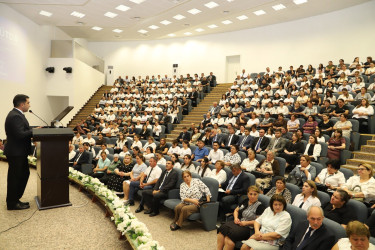 Ağstafada təhsil işçilərinin sentyabr konfransı keçirilib.