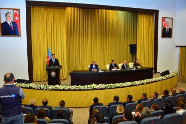 Azərbaycan Respublikasının Prezidenti cənab İlham Əliyevin Yeni Azərbaycan Partiyasının VIII Qurultayındakı çıxışından irəli gələn vəzifələrə dair Ağstafada müşavirə keçirilib