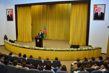 Ağstafada “Şəhərsalma və Memarlıq İli” çərçivəsində "20 sentyabr Dövlət Suverenliyi Günü"nə həsr olunmuş "Suvernenlik-dövlətimizin təməli, memarlıq və gələcəyimizin imzasıdır!" mövzusunda tədbir keçirilib.