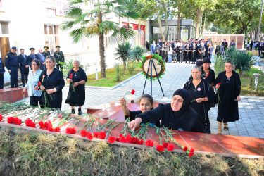 27 Sentyabr – Anım Günündə Ağstafada Şəhidlər Memorial Abidə Kompleksi ziyarət olunub