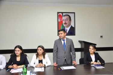 Ağstafada qəbul imtahanlarında yüksək nəticə göstərən abituriyentlərlə görüş keçirilib