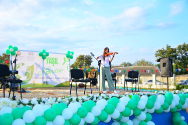 Ağstafada icra olunan “Yaşıl kəndim” layihəsi çərçivəsində ilk konsert pqroqramı ucqar Sadıqlı kəndində baş tutdu