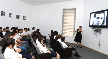 Ağstafalı yuxarı sinif şagirdləri üçün “Heydər Əliyev müasir Azərbaycanın memarı və qurucusudur” mövzusunda növbəti maarifləndirici dərs keçirilib