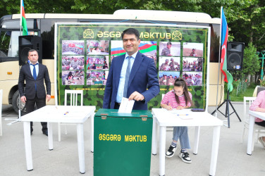 Müdafiə Nazirliyi Gəncə Qarnizonu İdeoloji və Mədəniyyət Mərkəzi tərəfindən "Əsgərə məktub" layihəsi çərçivəsində növbəti tədbir Ağstafada keçirilib.