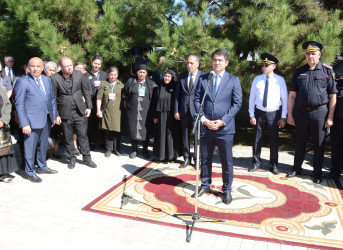 27 sentyabr Anım Günü ilə əlaqədar Ağstafanın Şəhidlər Xiyabanında ümumrayon tədbiri keçirilib