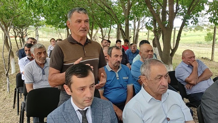 Ağgöl kəndində sakinlərin növbəti səyyar qəbulu keçirilib